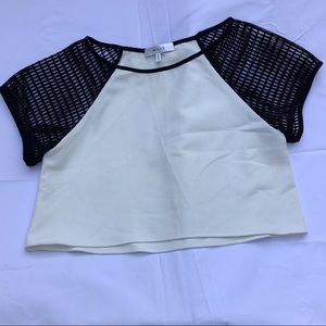 Beautiful white and black Milly shirt